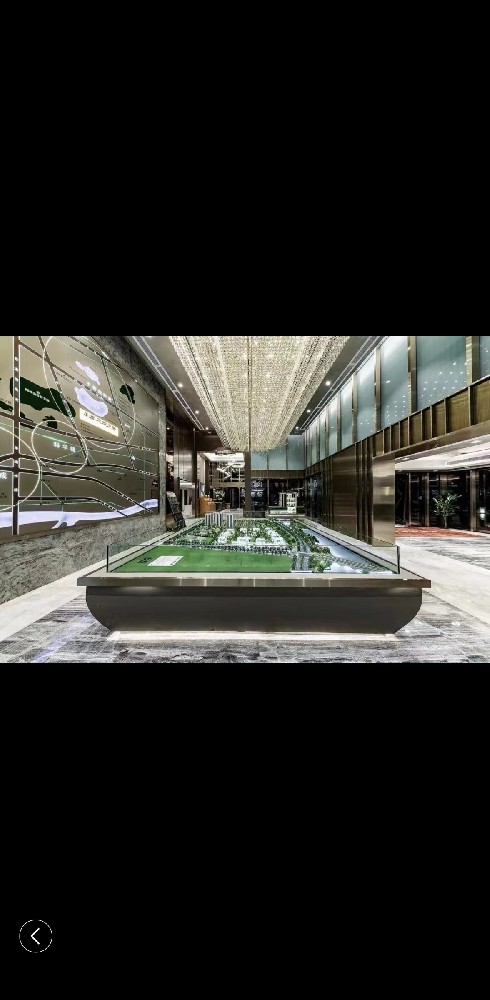 售樓處橢圓型沙盤